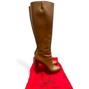 Christian Louboutin Chestnut Heeled Boots